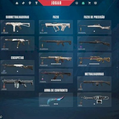 Conta valorant com Preludio do caos + skins