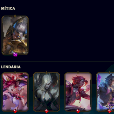 CONTA 100% SEGURA - 114 SKINS - NIVEL 304  - PLATINA