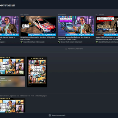 Conta Steam Com GTA 5