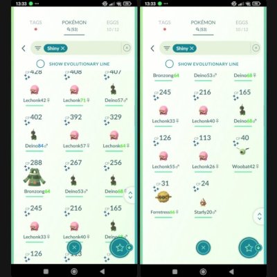 3 MEWTWO + 10 LENDÁRIOS + 50 SHINIES + 9 SPECIAL BACKGROUNDS | LVL 46 pk20