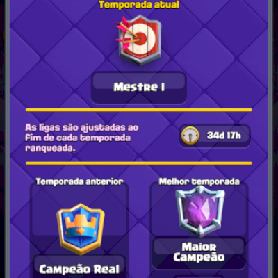 Conta de clash royale gemada com passe comprado
