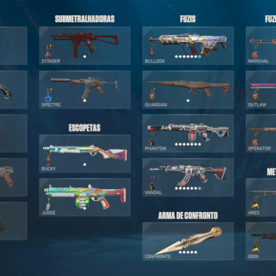 Conta valorant / 170 Skins / +R$1600 gasto