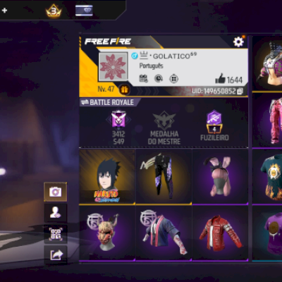 CONTA FREE FIRE 1° PASSE