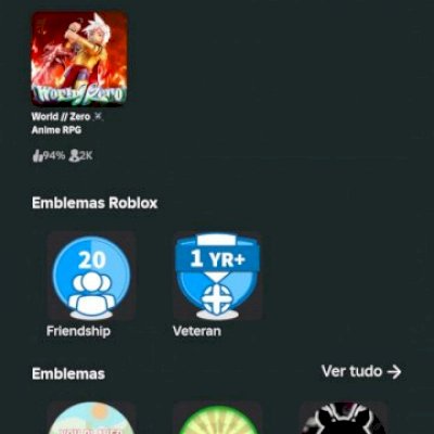 Vendo conta de 2019 de roblox