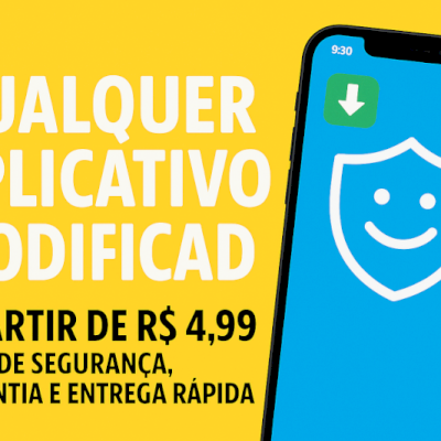 QUALQUER APLICATIVO ou JOGO MODIFICADO BARATO