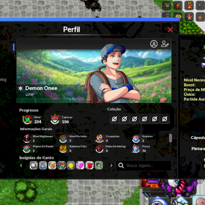 conta lunar 234 vai com 3kk poke na master, bota mew2