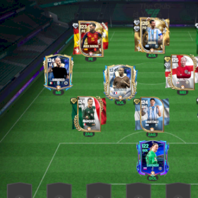 👑 EA FC MOBILE | GER 125 | MESSI 126 | TIME COMPLETO | ALTO NÍVEL