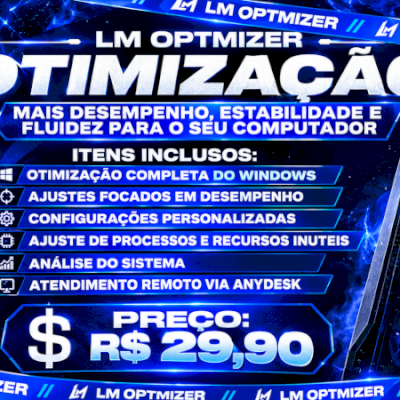 Otimização Avançada para seu PC tudo feito remotamente
