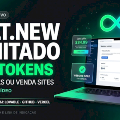 Bolt.new Ilimitado: Crie Ofertas e Venda Sites (Sem Tokens)