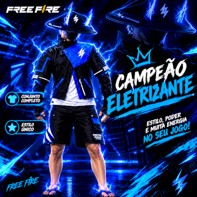 📩 LV 15 CAPITÃO ELETRIZANTE + 20K+ TROCA NICK [NO SEU EMAIL