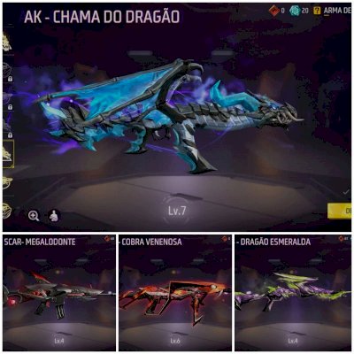 Conta de ff focada no feminino.