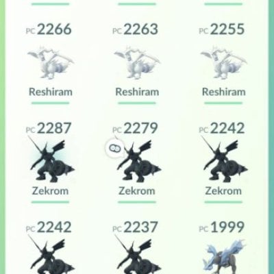 Conta de pokemon go barata com muitos lendários!!!!!!