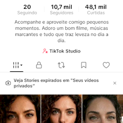 Conta TikTok 10.7K Nicho Lifestyle Engajamento Alto + Monetização Ativa