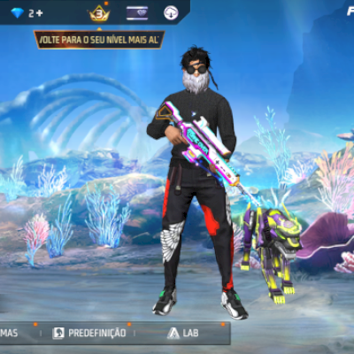 🔥Conta free fire pra vender rápido🔥 calça Angelical e Barbinha