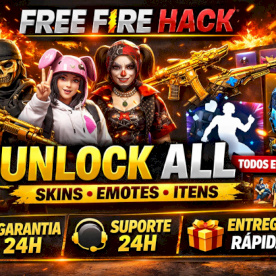 🔥 Free Fire Hack Unlock All – Skins + Emotes Liberados | Garantia 24H