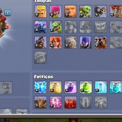Conta Clash of Clans CV10 recente