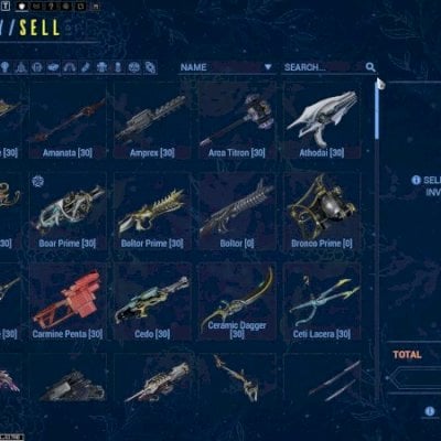 Conta TOP Warframe Maestria 29 (Quase 30)