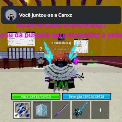 Conta de blox fruit com muitas perma