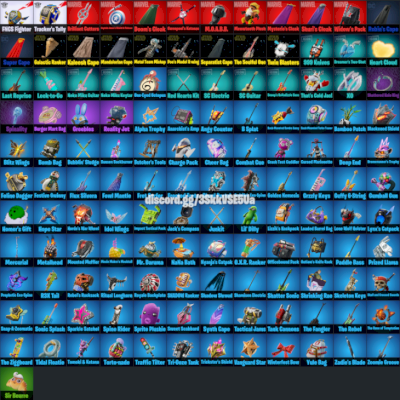 Conta de Fortnite com Renegade Raider, passe OG remix, variantes do Midas