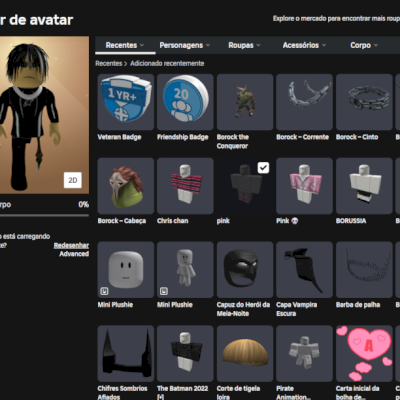 VENDO CONTA COM KORBLOX