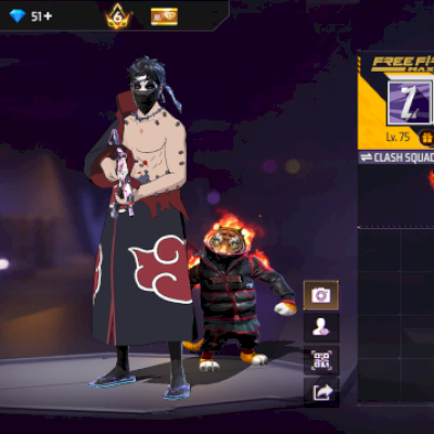 Conta de FF muito gemada