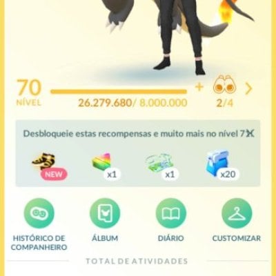 Conta Pokemon Go 2016