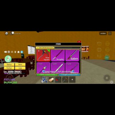 Conta rara blox fruits