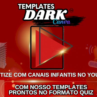 Templates Prontos - Video Youtube Canal Dark🏆⭐⭐⭐⭐⭐