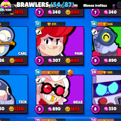 CONTA BRAWL STARS