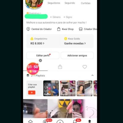 ✓ CONTA KWAI À VENDA — VERIFICADA! 🔥  ✅ Conta verificada 👥 371 MIL seguidores