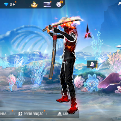 conta iniciante pra que começa no jogo com a nova skin lendária