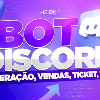 SOURCES BOT DISCORD - TICKET │VENDAS | MODERAÇÃO [ENTREGA AUTOMATICA]