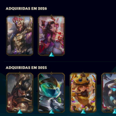 Conta riot (LoL, VALORANT, TFT e LOR) preço negociavel