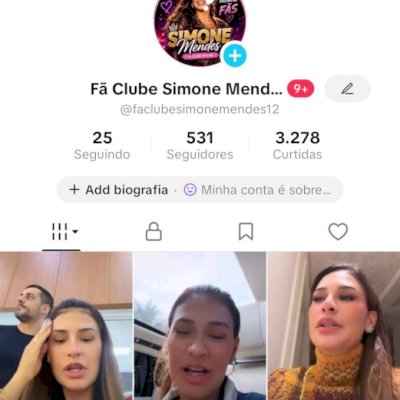 Vendo conta do tik Tok engajada