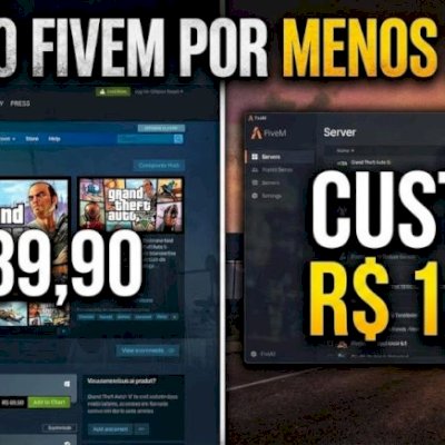 🚓 JOGUE FIVEM (GTA RP) PAGANDO MENOS DE R$ 5,00 💸 | Método Secreto 2024/2025