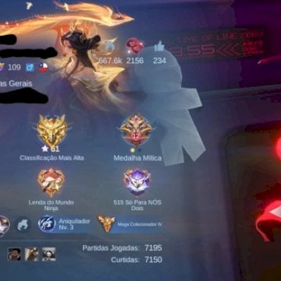 Conta Lvl109 Mega colecionador 4
