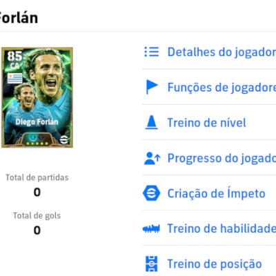 Conta Efootball com Forlan 105