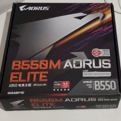 Kit upgrade AMD Ryzen 5 5600X, placa mãe B550M aorus elite
