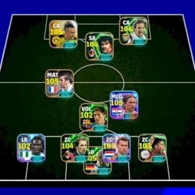 🏆 mbl | nvl. 3224 | gullit + del piero + auba + cantona + modric + baresi e +++