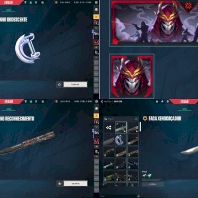 CONTA COM SKINS TRYHARD PARA JOGAR RANK