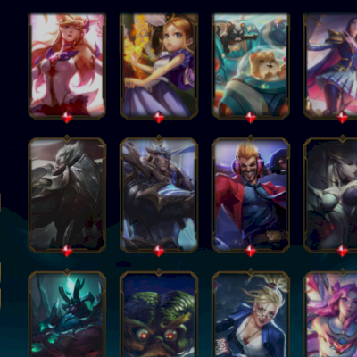 CONTA LOL COM 404 SKINS LVL 524!