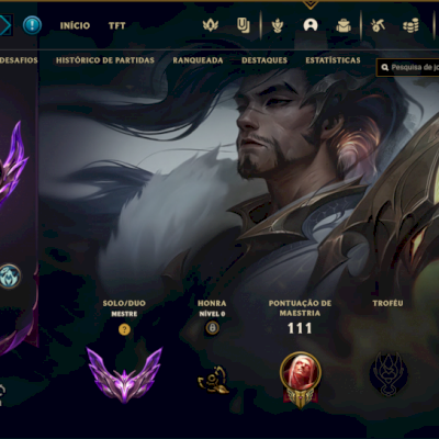 Conta Superiority Master MMR GM — Dono Único — HandLvl Full Acesso