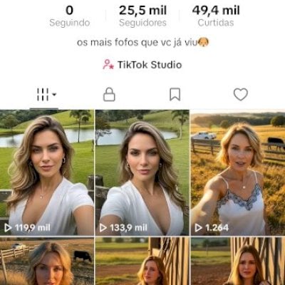 CONTA DO TIKTOK MONETIZADA +25,5K SEGUIDORES +49K CURTIDAS (ENGAJAMENTO REAL)