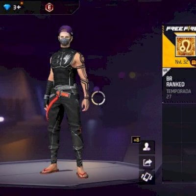 conta de free fire mais barata