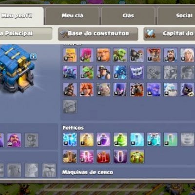 Conta CV12 Clash of clans