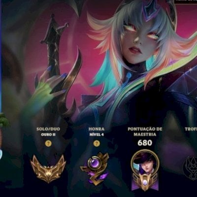 CONTA LOL 130 SKINS