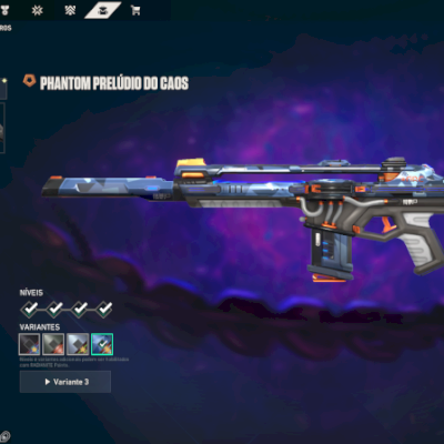 Conta Valorant Lv100+ Skin Champions 2025 e Outras Mais!