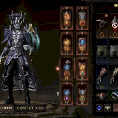 Conta de diabo immortal