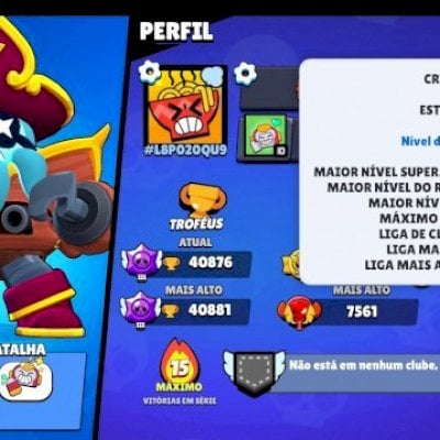 CONTA BRAWL STARS AVANÇADA