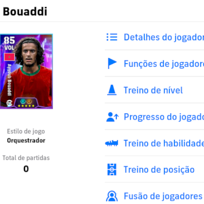 Contas efootball com Bouaddi 104